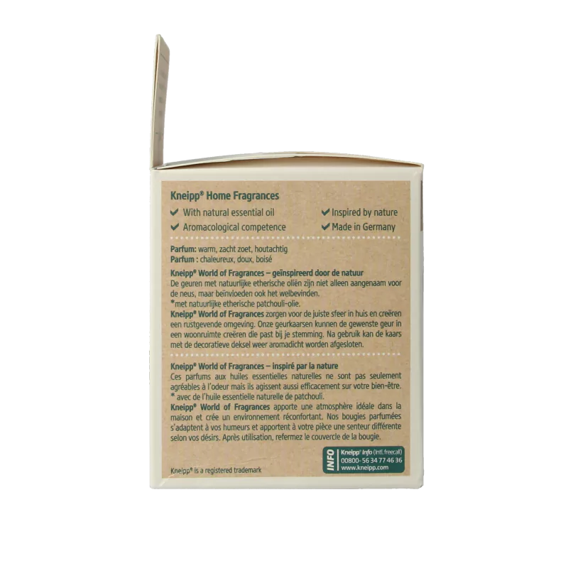 Kneipp Geurkaars Deep Relaxation – Sandalwood Patchouli