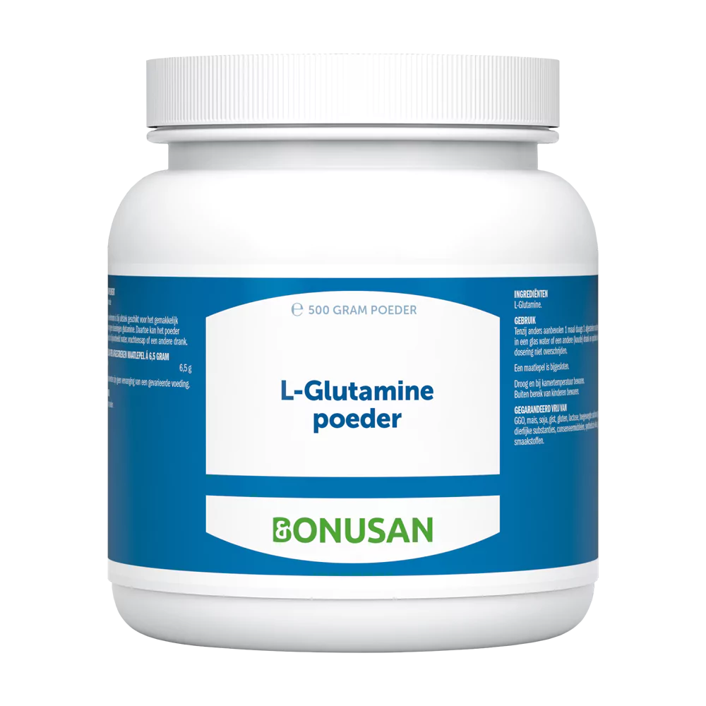 Bonusan L-Glutamine Poeder – Krachtige ondersteuning voor spierherstel en darmgezondheid
