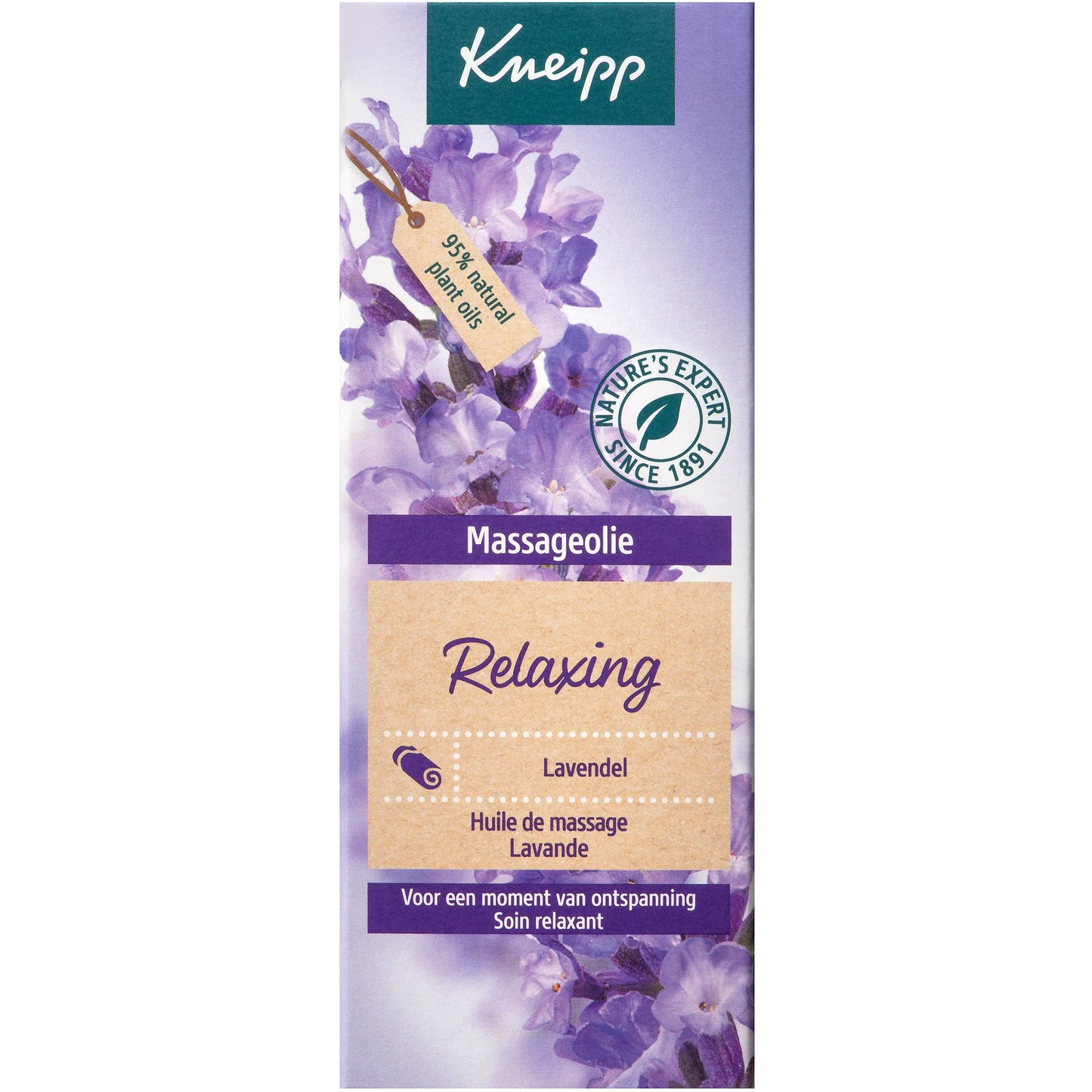 Kneipp Massageolie Relaxing – Ontspanning voor lichaam en geest