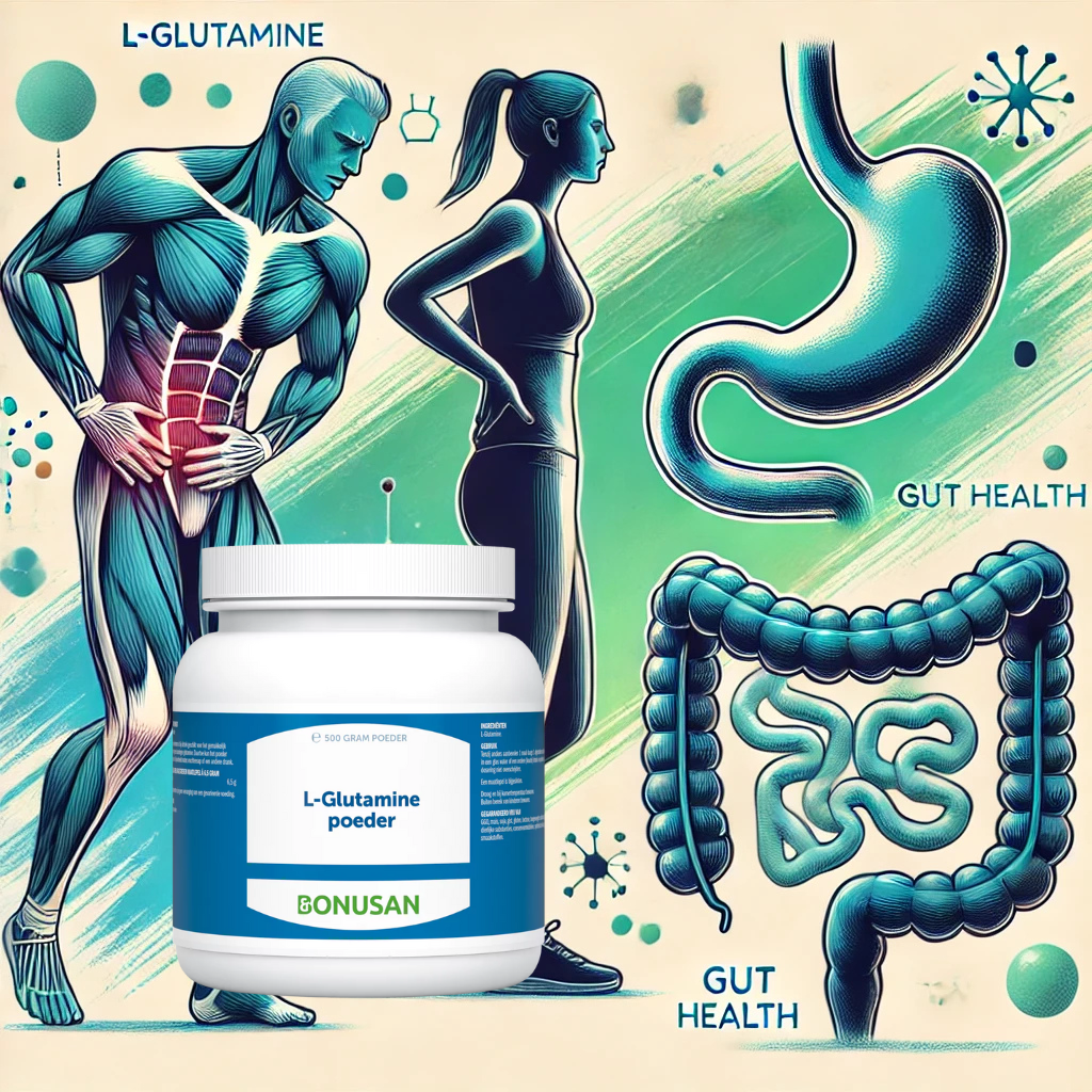 Bonusan L-Glutamine Poeder – Krachtige ondersteuning voor spierherstel en darmgezondheid
