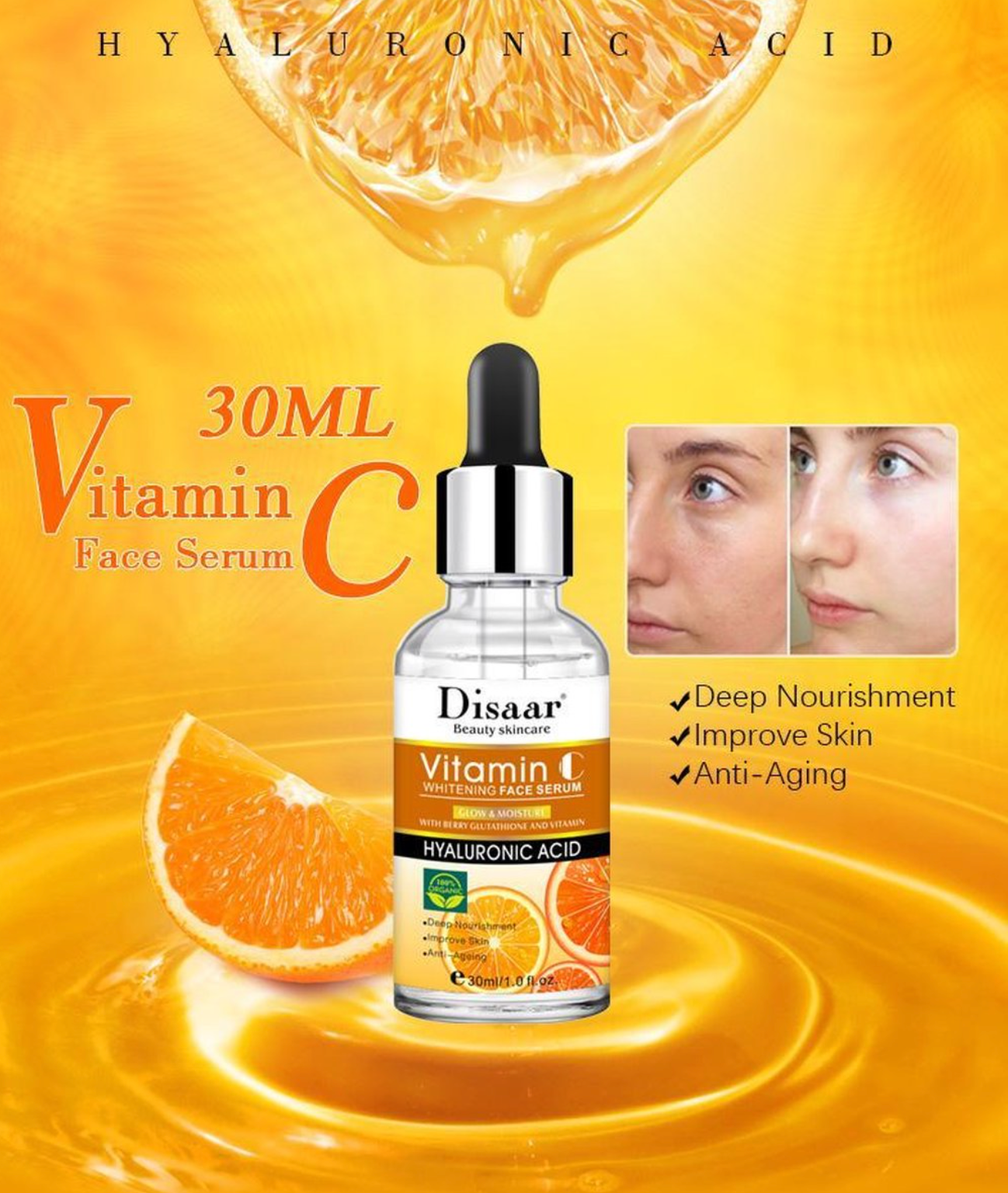 Vitamine C en Hyaluronzuur