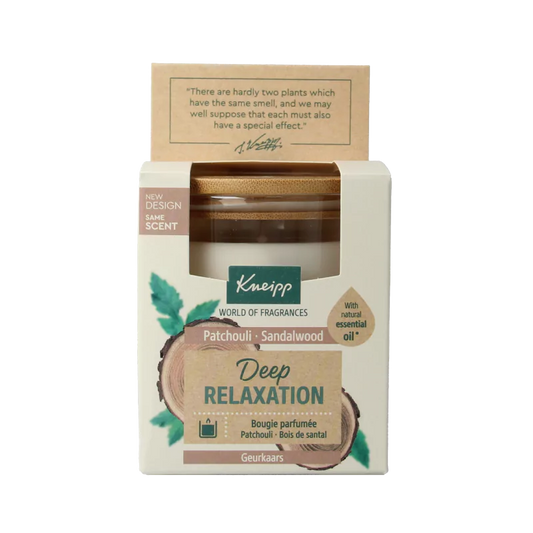 Kneipp Geurkaars Deep Relaxation – Sandalwood Patchouli