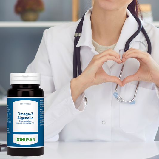 Bonusan Omega-3 Algenolie – Plantaardige bron van DHA en vitamine D3