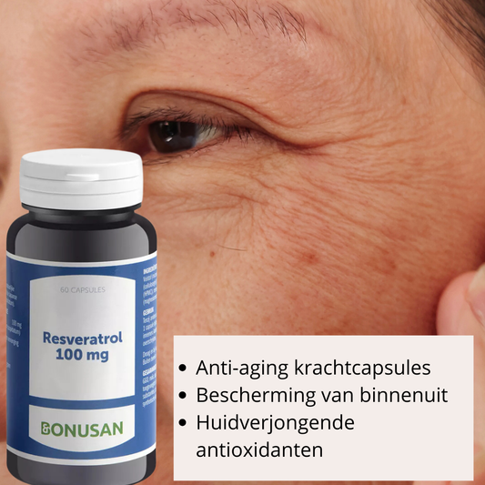 Bonusan Resveratrol 100 mg – Hoogwaardige bescherming tegen oxidatieve schade